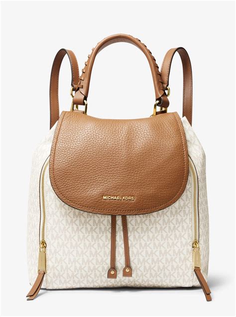 michael kors large viv backpack|Michael Kors Backpack beige.